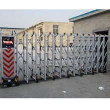 【单轨_工地伸缩门施工_伟兴电动卷闸门图片】单轨_工地伸缩门施工_伟兴电动卷闸门 - 东莞市寮步伟兴电动卷闸门厂