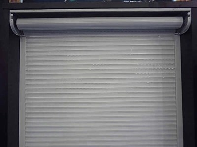 双层55型铝合金卷帘门 电动型材卷帘车库门 - 上海张虎卷帘门 - 九正(中国建材第一网)