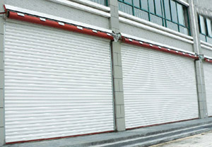 防风电动卷帘门(大型工业防风门,网花防护窗,防盗网花,大型车间厂房专用门,河北防护窗,河北拉闸门)--任丘市顺兴门窗厂