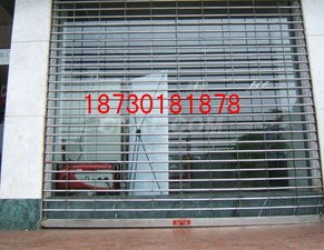 石家庄宋氏电动卷闸门厂 专业制作与维修水晶门不锈钢卷闸门